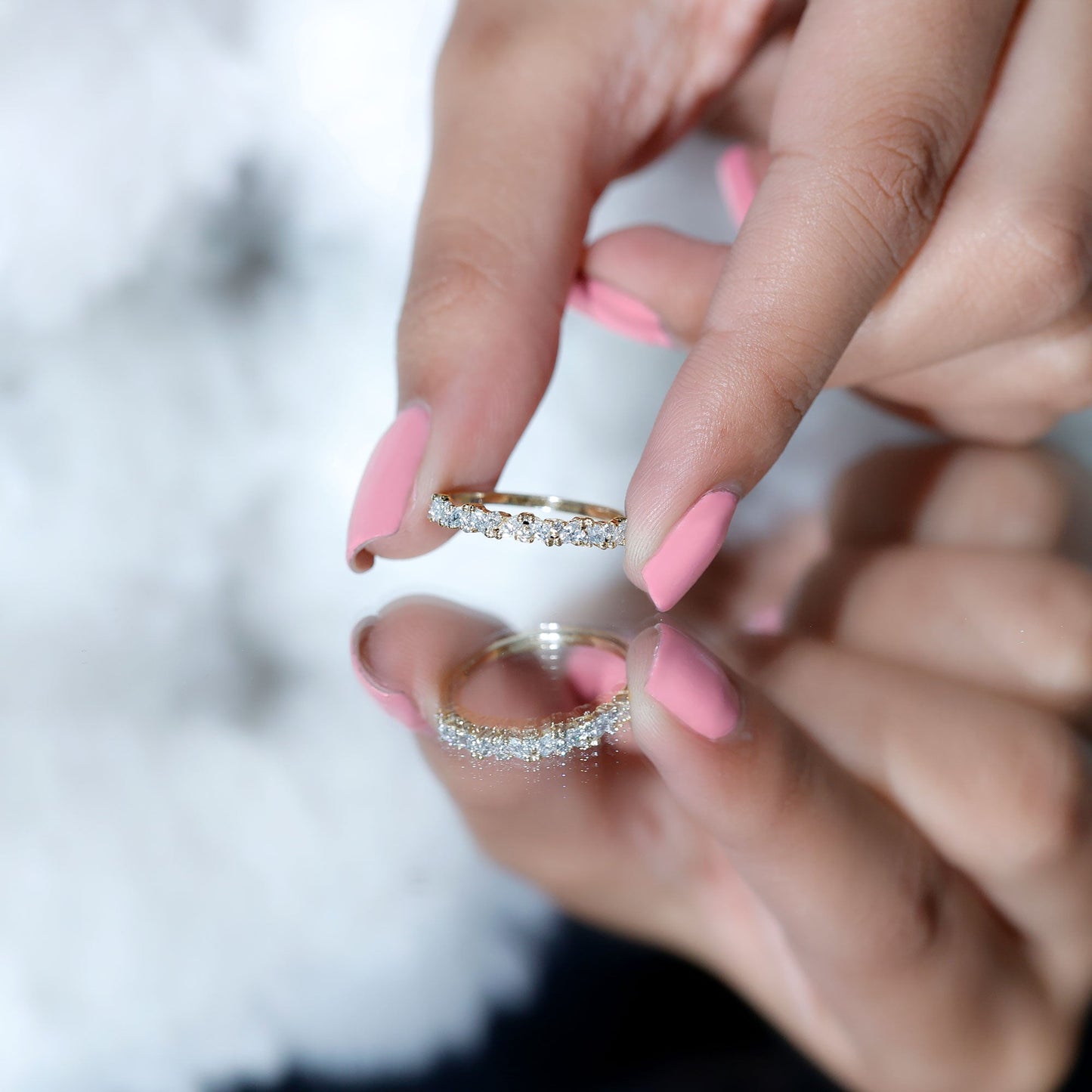 Certified Diamond Stackable Band Ring