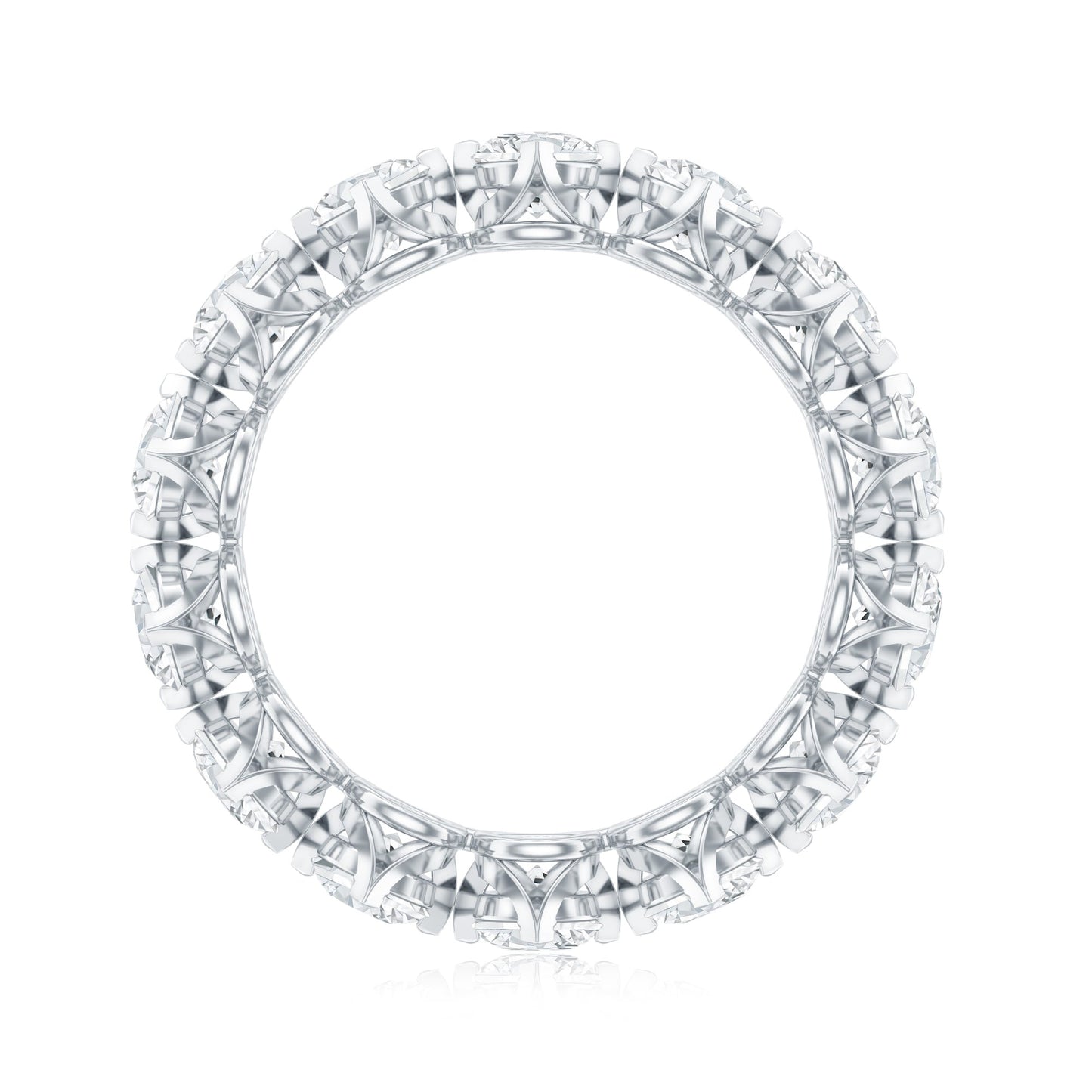 Designer Moissanite Anniversary Band Ring