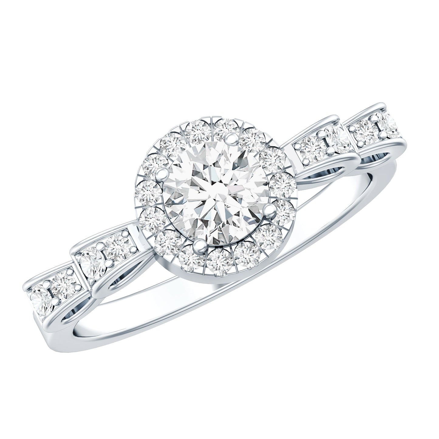 Lab Grown Diamond Minimal Engagement Ring For Her