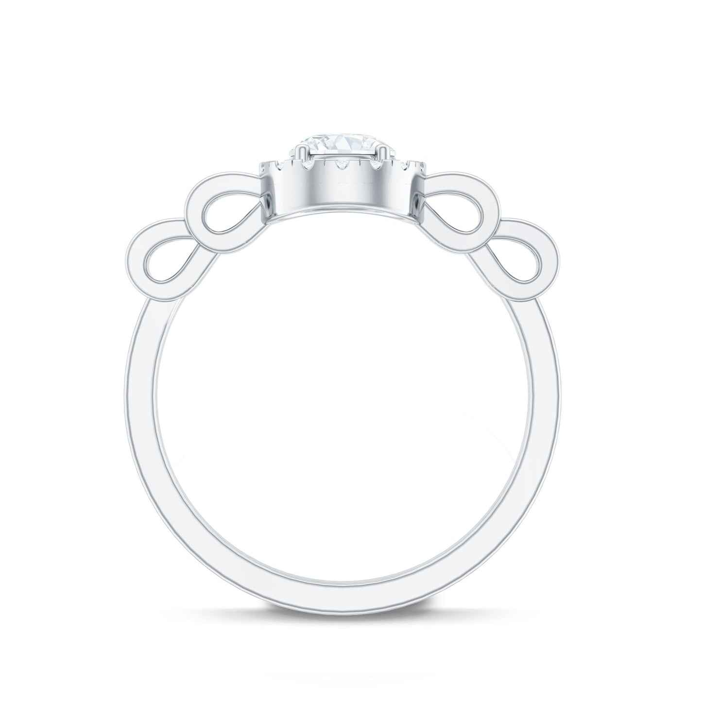 Lab Grown Diamond Minimal Engagement Ring For Her