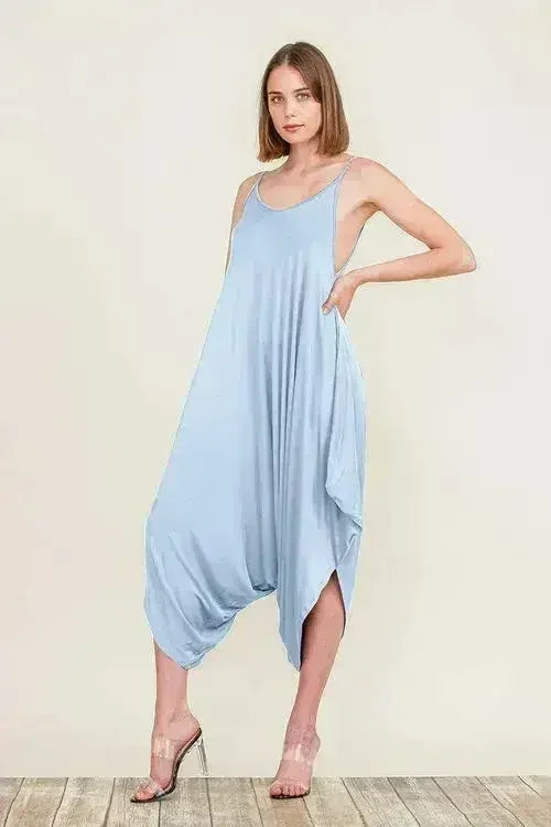 Harem Jumpsuit Romper – Chic & Versatile One-Piece | Breathable Rayon