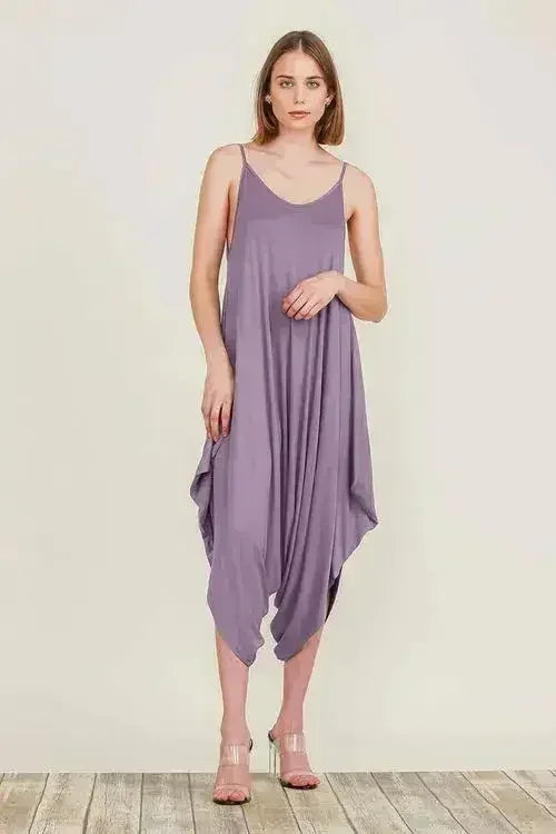 Harem Jumpsuit Romper – Chic & Versatile One-Piece | Breathable Rayon