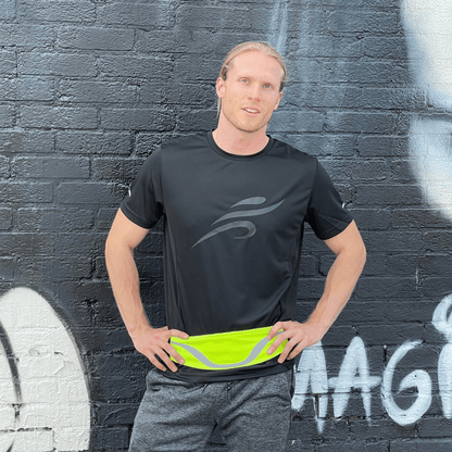 JupiterGear Water-Resistant Sport Waist Pack Running Belt with Reflective Strip