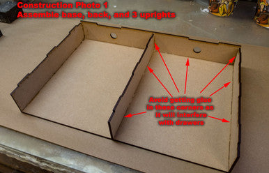 Drawer Add-On For Paint Rack - Double Drawer