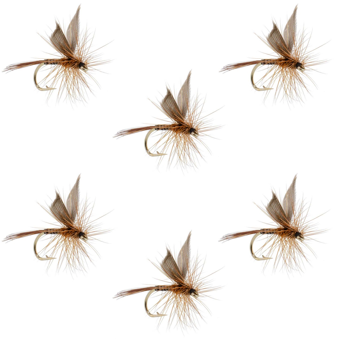 Red Quill Classic Dry Fly - 6 Flies Size 18