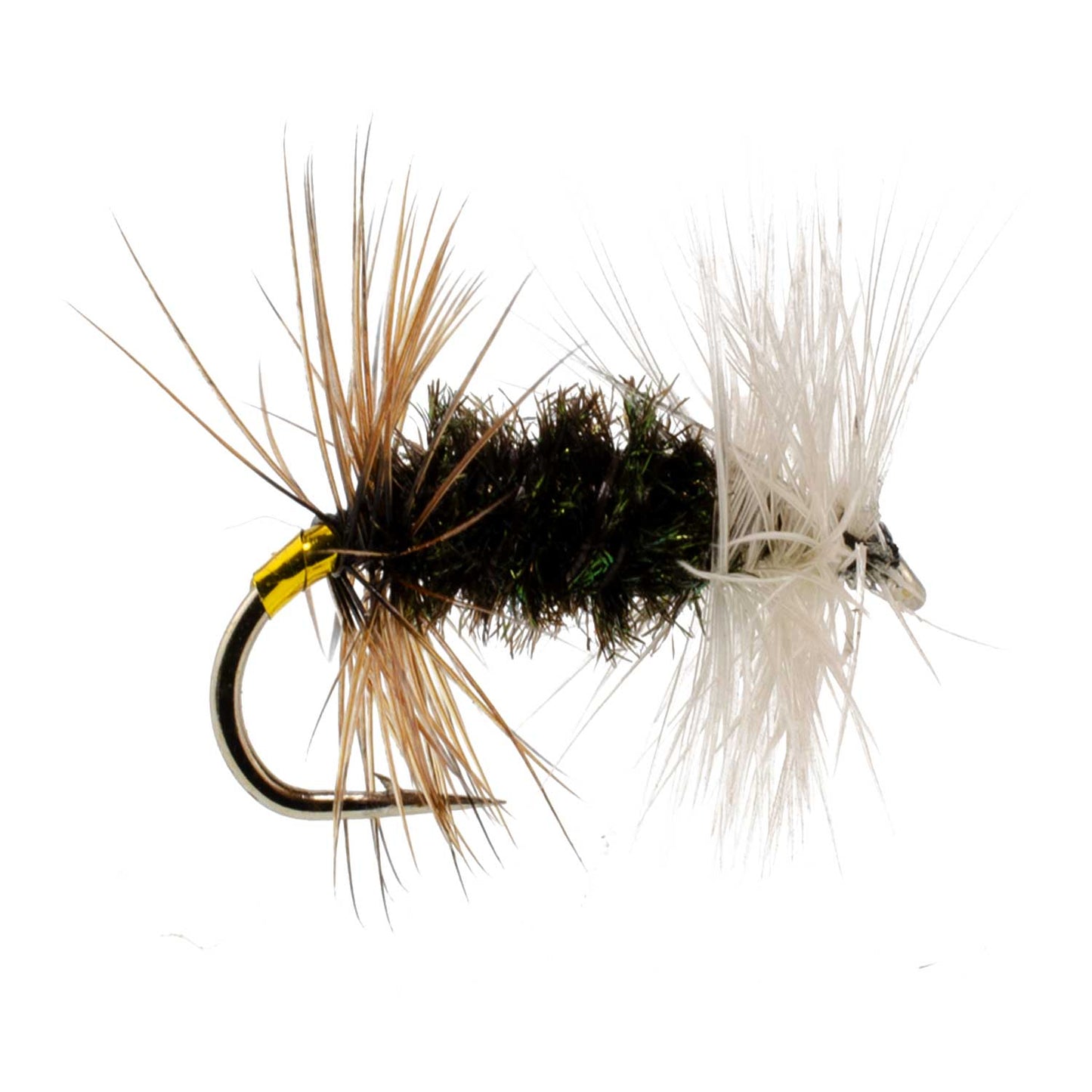 Renegade Classic Trout Dry Fly 6 Flies Hook Size 12