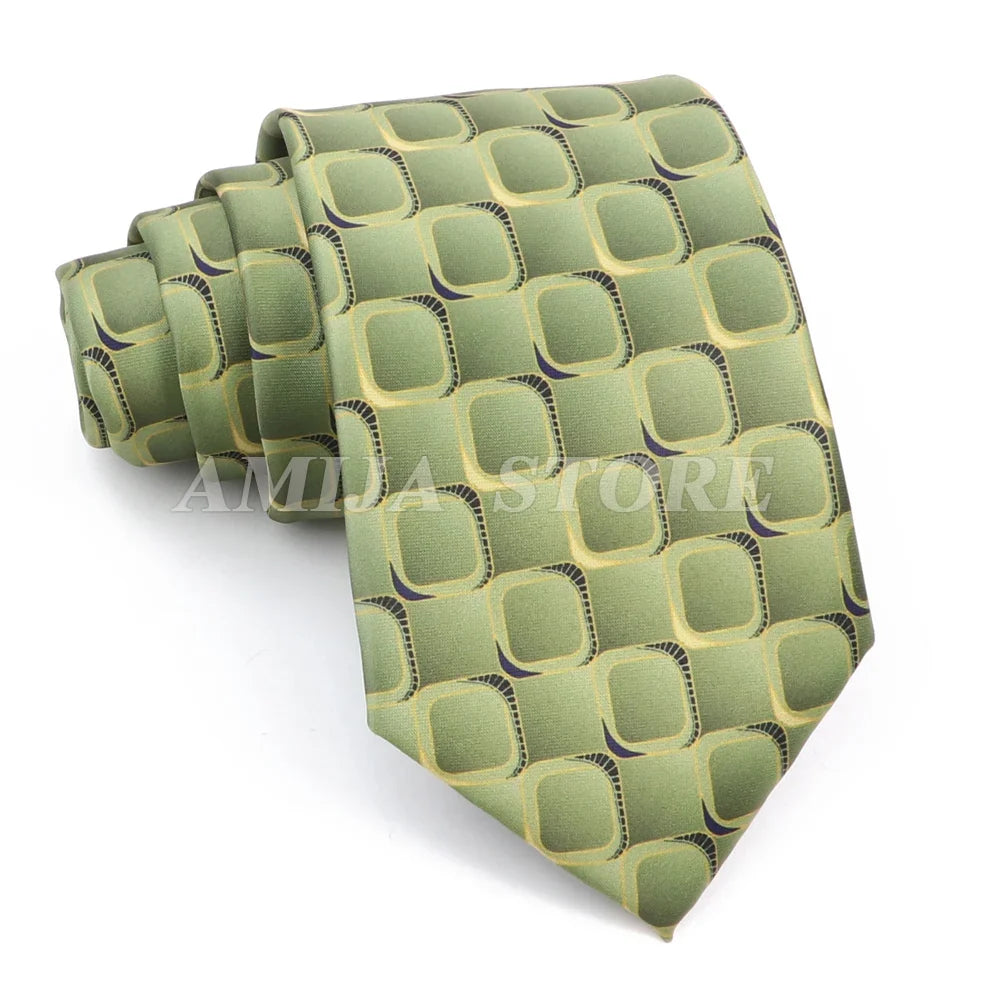 Vintage Imitation Silk Ties Men's Fashion 8cm Graffiti Painting Floral Necktie For Men Wedding Business Soft Printing Tie Wed Gi