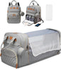 3 in 1 Diaper Bag Backpack Foldable Baby Bed Waterproof Travel Bag