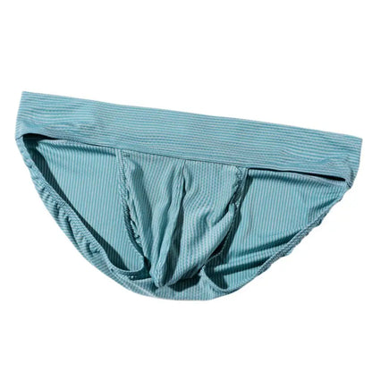 Sexy Men Low Rise Briefs Men's Penis Large U Convex Pouch Underwear Briefs Slips Male Panties Stretch Breathable Underpants