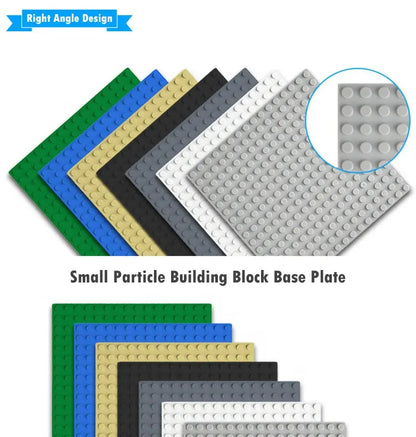 Classic Building Block Baseplate for Creative Construction Toy Sets