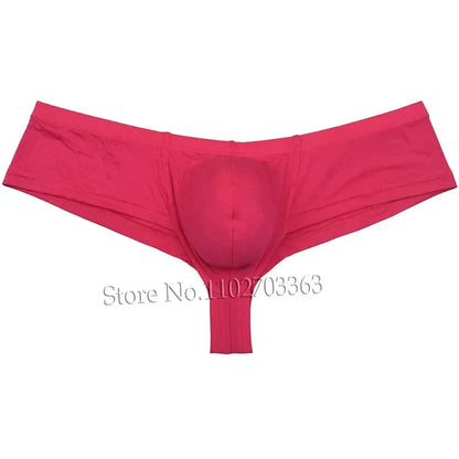 Men's Micro Boxers Mini Bikini Briefs Underwear Slip Bulge Pouch Breathable Smooth Beach Trunks Stretchy Panties Low Rise Soft