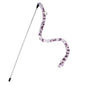 1PC Soft cartoon caterpillar, cat teasing stick, cat interactive toy, pet cat supplies, cat teasing accessories