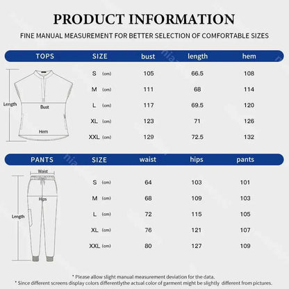 Unisex Medical Scrubs Set - Doctor/Nurse Uniforms