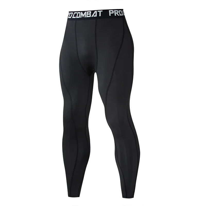 Men’s Compression Pants – Quick-Dry Athletic Running Tights | Breathable Gym Leggings for Training, Jogging & Fitness