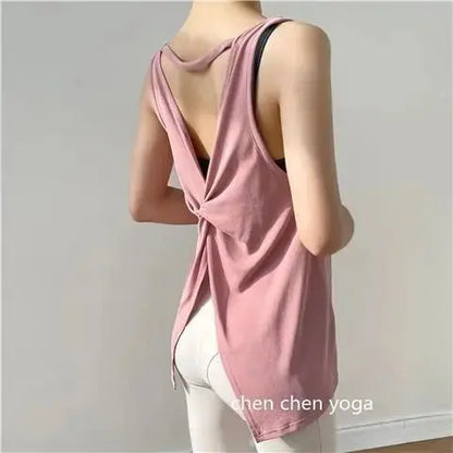 Women's Beautiful Open Back Loose fit Top