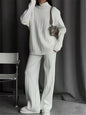 Autumn Winter Knitted Women's Tracksuit Set