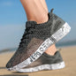 Summer Lightweight Flat Sports Shoes for Men's Outdoor New Style Mesh Casual Men's Shoes Breathable Upstream Shoes Large Size