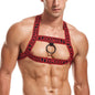 Man Harness Sissy Fetish Man Rave Costumes Lingerie Sexy Men Strap Shoulder Bondage Chest  Elastic Belt Erotic Hombre Hollow