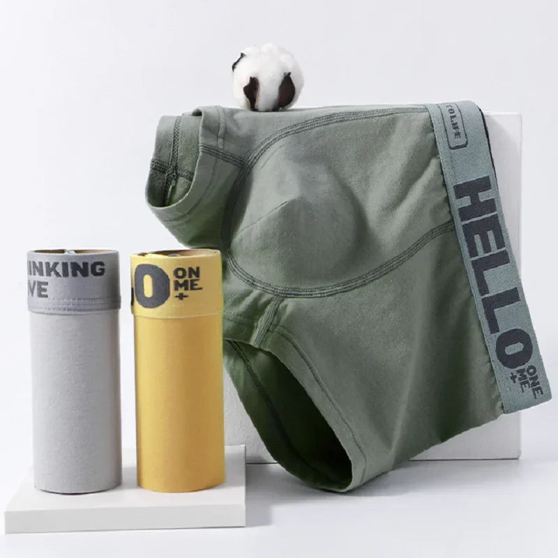 Hello Men's Breathable Antibacterial Boxer Shorts