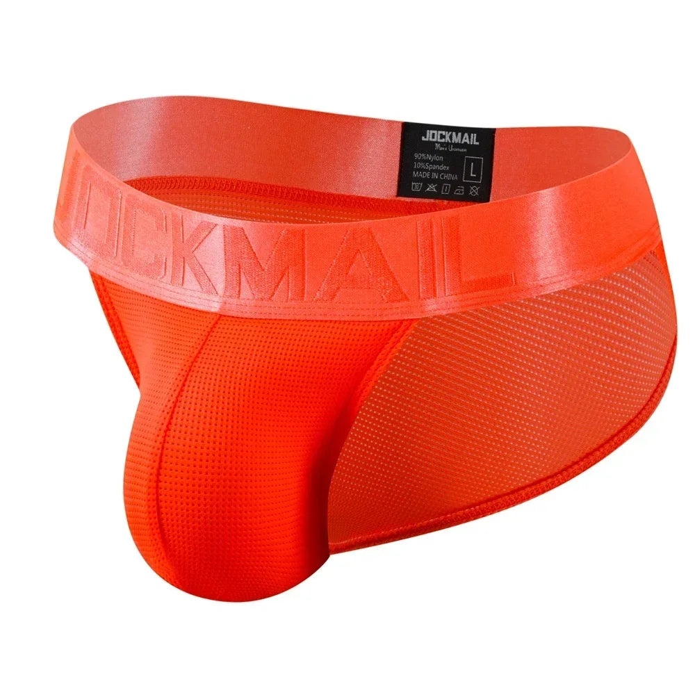 Man's Underwear Briefs Underpants Nylon Mesh Quick Dry Men's Briefs Bikini Slip Men's Tanga Briefs Jockstrap Gay Underwear