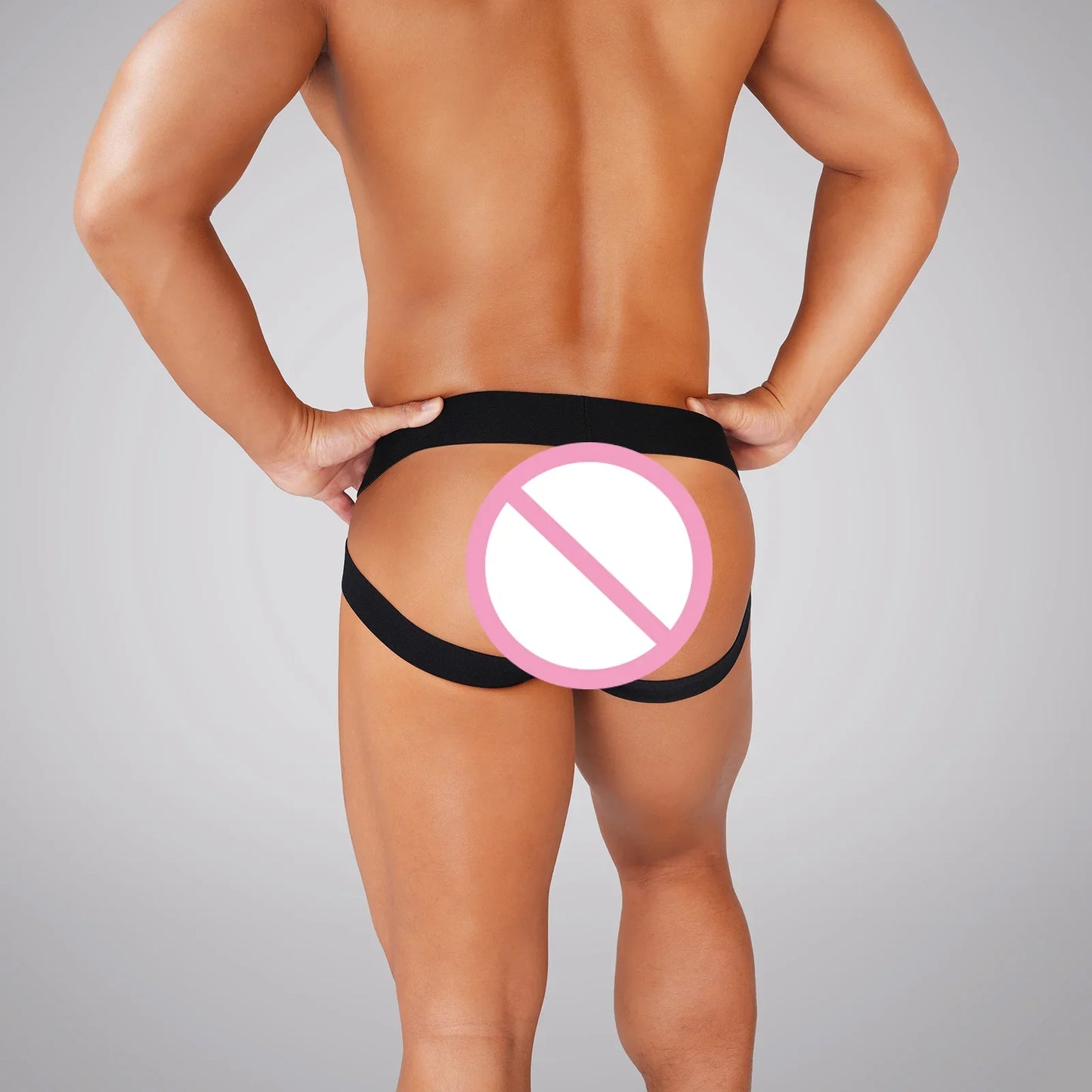 Shiny Metallic Faux Leather Men Erotic Lingerie Jockstrap Wide Waistband Sexy Low Rise Thong PU Underwear Nightclub Party Costum