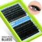 GROINNEYA Fluffy Thick DIY Eyelashes Cluster D/DD Curl Wispy Individual lashes Mix Eyelash Extensions False Eyelashes Extension