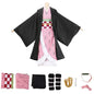 Nezuko Kamado Anime Cosplay Costume – Demon Slayer Kids Outfit