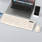 Ks Bluetooth Keyboard and Mouse Combo，Full Size Wireless Dual-Mode Connection，Low-Noise Keys for Desktop/Laptop