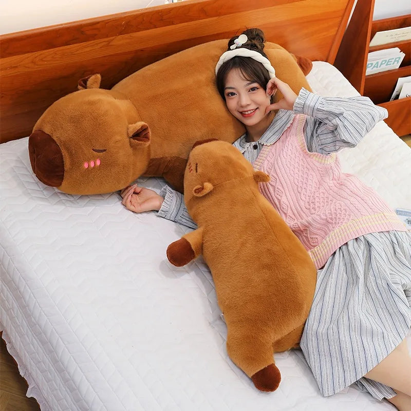 Kawaii Capybara Plush Toy Soft Pillow Cushion