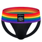 Sexy Men Tanga Jockstrap Slip Homme Bikini Cueca Gay Underwear Underpants Calzoncillos Low-waisted Breathable Rainbow