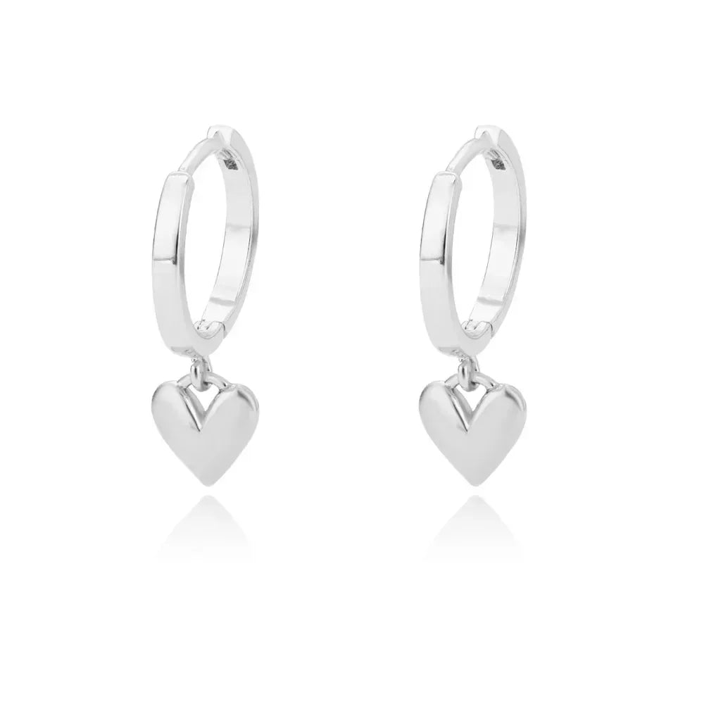 Circle Earrings For Women Vintage Punk Round Baroque Pearl Earrings Stainless Steel Circle Ear Clip Women Jewelry Gift Mujer
