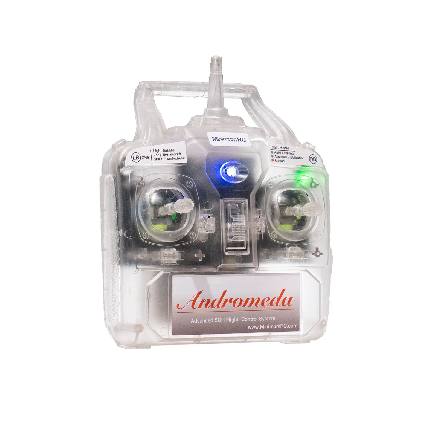 Andromeda 2.4g 5ch Gyro RC Transmitter Auto-Stabilize Tri-Mode for