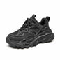 BeauToday Chunky Sneakers Women Synthetic Leather Mesh Patchwork Round Toe Lace-Up Thick Sole Ladies Sports Shoes Handmade 29448