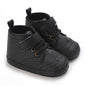 Baby Learning Walk Shoes, Striped PU Sports Shoes for Infants 0-18m