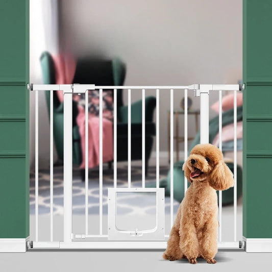 Dog Fence Portable 2-way Door Pet Fence Indoor Isolation Fence Multi Functional Household Small Medium-sized Pet Barrier Product