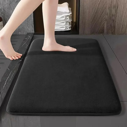 Bath Mat & Bathroom Extra Thick & Soft Memory Foam & Non Slip Super