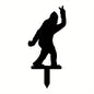 Metal Decorative Garden Stakes Sasquatch Gifts For Men Women, Sasquatch Statue Decorations Outdoor,Iron Art, Iron Art Silhouette