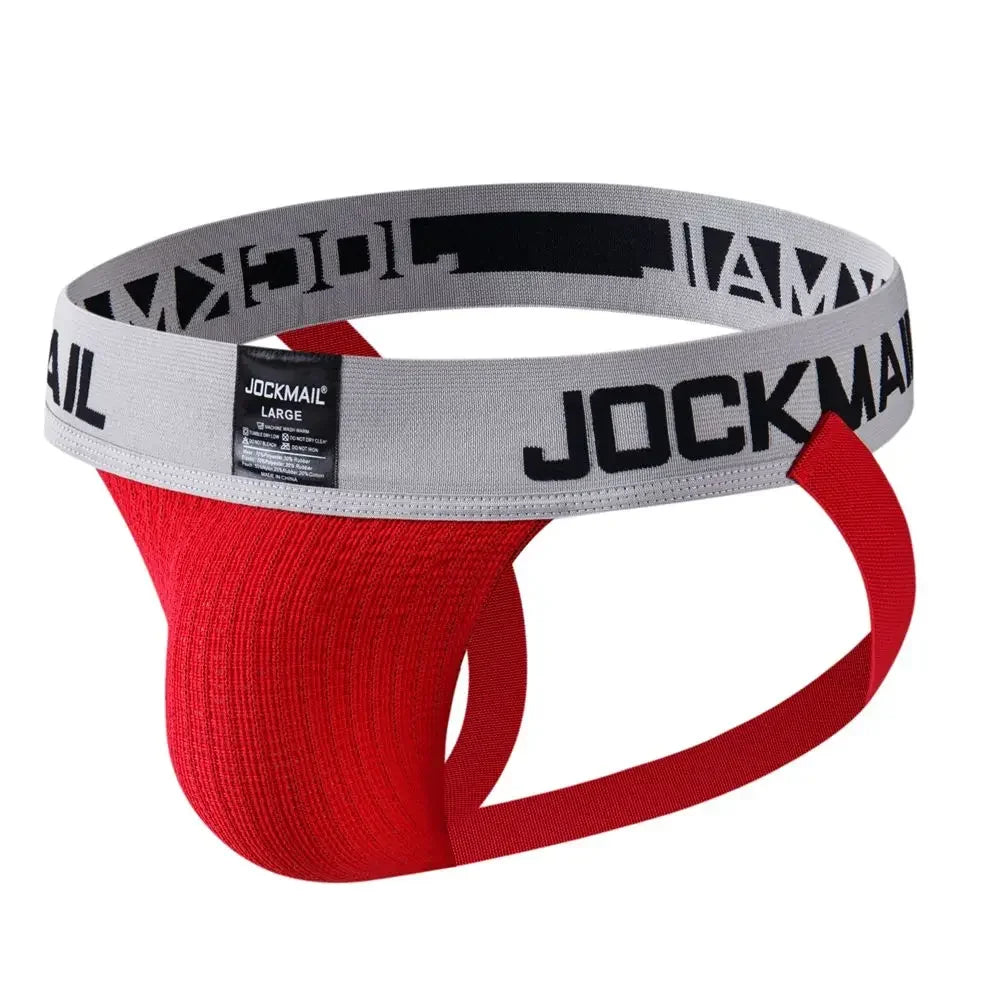 Men Briefs Sexy Jockstrap Thong Soft Athletic Supporters Men Sport Gay Underwear Jockstrap Athletic Jocks Pouch Cuecas Man