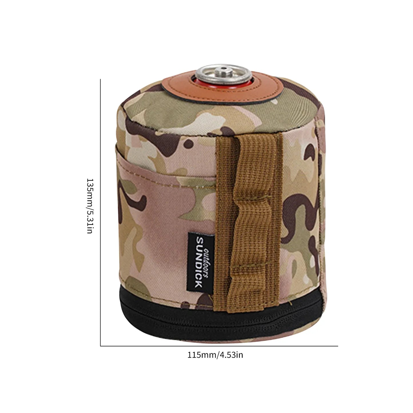 Camping Gas Can Protective Cover Gas Tank Canister Cylinder Case