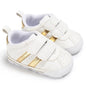Infant Pre-Walker Shoes Baby Shoes 0-1Year Striped Casual Sports Shoes Rubber Sole for Boys Girls Spring Autumn