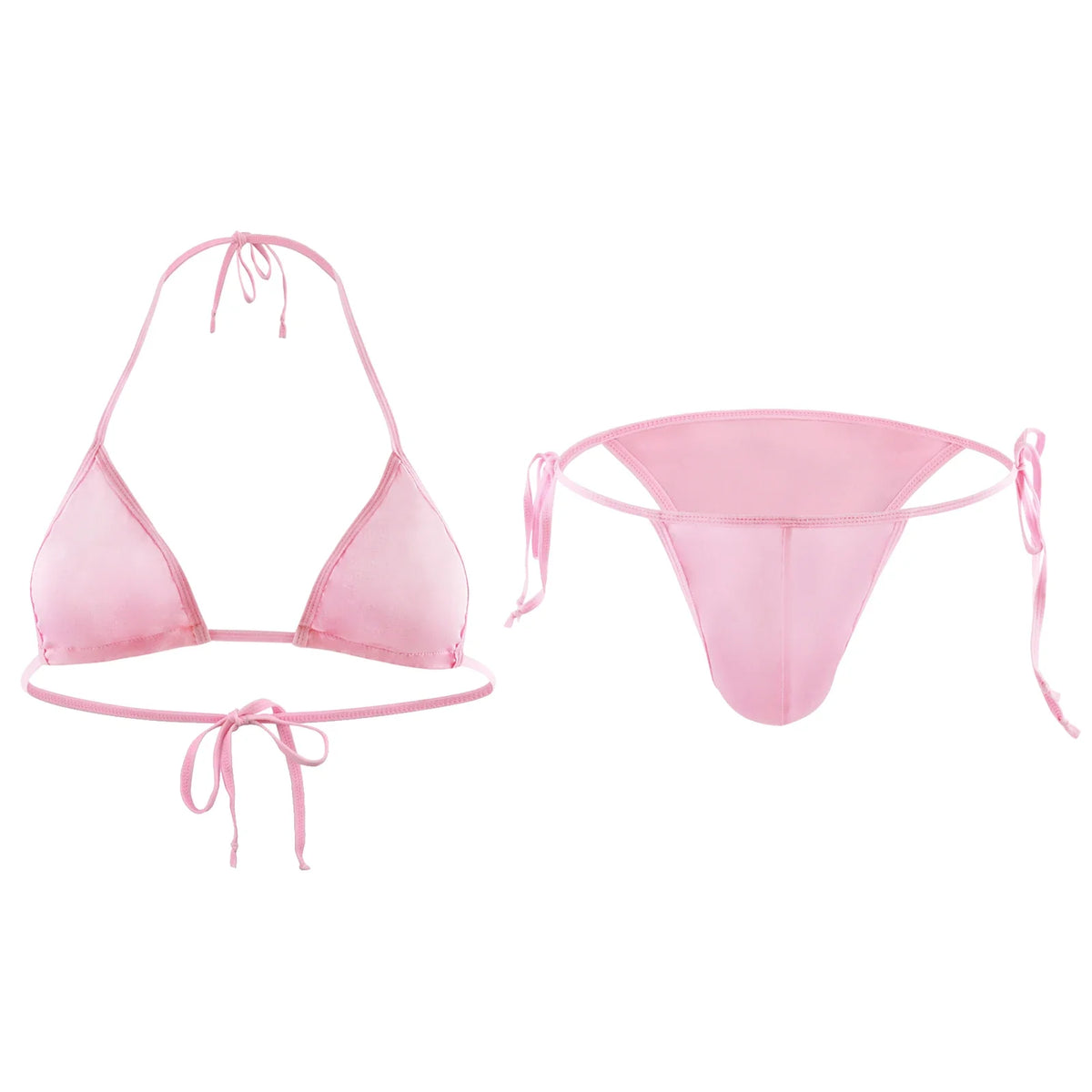 Men's Bra Lingerie Set Big Sac Penis Bag Briefs Bdsm Men's Harness Crop Top Navel Sissy Outfit Body Gay Bikini