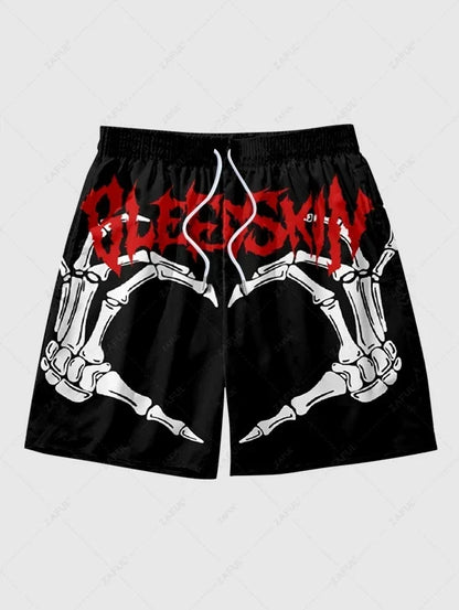 Men's Hawaiian 3D Cartoon Y2K Pattern Beach Shorts Quick Dry Outdoor Leisure Sports Shorts Fashion Men's Shorts