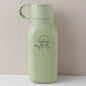 450ml Custom Name Silicone Straw Cup, Personalized Cartoon Pattern