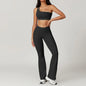 Skinny Sports Sets Women's Tracksuit Scrunch Butt Fitness Suits Push-Up Sexy Workout Sportswear Tights Short Activewear Woman