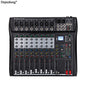 Audio Mixer 6/8/12 Channels Professional DJ Mixer LR Microphone/line