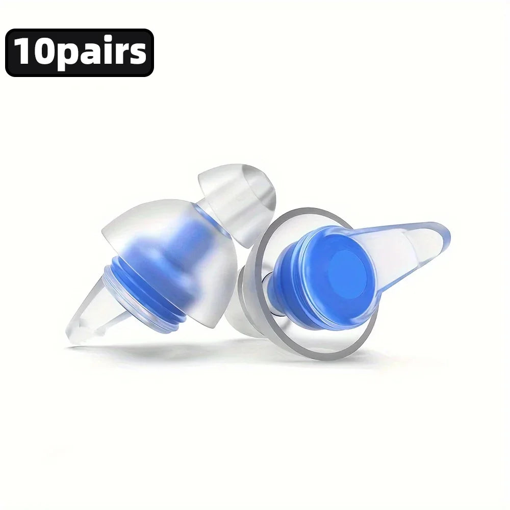 Ear Plugs High Fidelity Concert - Ear Protection for Concerts, Musicians Reusable/Hypoallergenic Earplugs - Noise Reduction