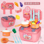 Kitchen Toys Imitated Chef Light Music Pretend Cooking Food Play Dinnerware Set Safe Cute Children Girl Toy Gift Fun Game Gifts