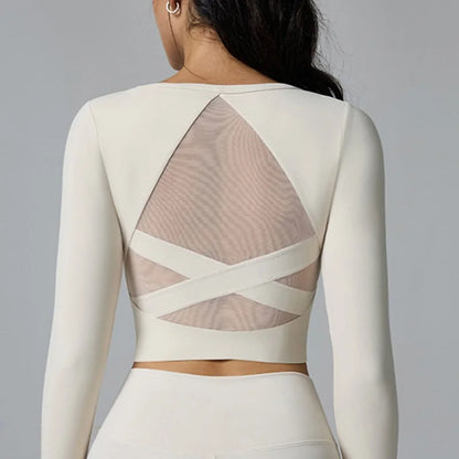 Women's Long Sleeve Yoga Running Top