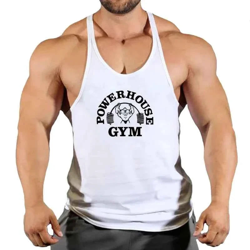 Men's Bodybuilding Stringer Gym Vest