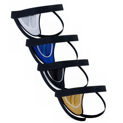 4PCS Sexy Jockstrap Men Underwear Penis Pouch Brief Underpants Gay Men's Bikini Slip Tanga String Thong Breathable Low Waist